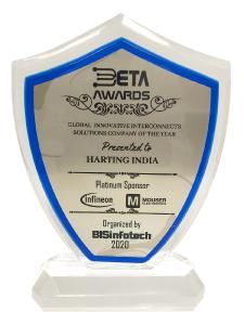 Die Tochtergesellschaft HARTING Indien ist vom Fachmedium BISinfotech zur "Best Connector Company" ausgezeichnet worden. Das Medium verlieh den begehrten BETA Award (BIS Excellence & Technovation Awards) in dieser Kategorie