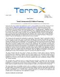[PDF] Press Release: TerraX Announces $2.5 Million Financing