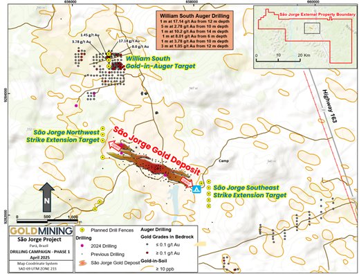 Abbildung 2 - Explorationsziele des Projekts São Jorge mit Angabe der ersten Bohrziele.png