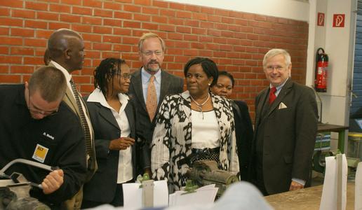 Besuch aus Botsuana in der GLW Siegburg