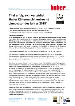 Huber PR150 - Huber ist Innovator des Jahres 2018 (DE).pdf