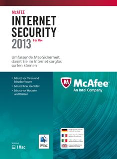 Ebenfalls neu bei Avanquest: Internet Security 2013 (McAfee)
