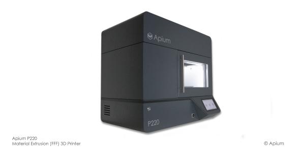 Apium P220: 3D-Drucker für das Additive Schmelzschichtverfahren mit Hochleistungsmaterialien