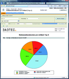 Mit BabtecQ.Analyzer erstellter Reklamationskosten-Bericht im Internet-Explorer