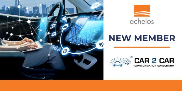 Networked mobility – achelos becomes a member of the CAR 2 CAR Communication Consortium and provides expertise in a market with rapidly growing cyber security requirements (Image: achelos GmbH)