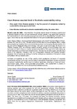 [PDF] Presse Release: Knorr-Bremse awarded Gold in EcoVadis sustainability rating