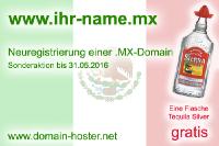 Tequila gratis für MX-Domain