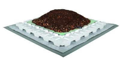 System Build-up Urban Climate Roof: Plant community “Urban Climate Roof” (not in picture), System Substrate “Rockery Type Plants” 10 cm, Dripline 500-L2 attached with Velcro strip, Aquafleece AF 300, Drainage element, e.g. Floraset® FS 50, Protection Mat TSM 32, Root-resistant waterproof membrane