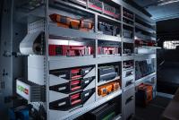 Service- und Maschinenkoffer ordentlich und sicher verstaut mit FLEXMO