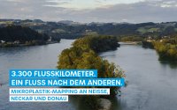 Mikroplastik Mapping an Neiße, Neckar und Donau