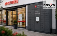 Smart Locker erweitern Click and Collect in Apotheken um eine digital gesteuerte und flexible Warenübergabe.