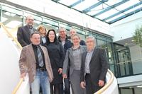 v.l.n.r.: Andreas Schiefer, Edgar Weiß, Leiterin Recht, Steuern und Außenwirtschaft Dr. Annette Wagemann, IHK-Vizepräsidentin Kirsten Hirschmann, Wolfgang Füllmann, Jochen Schneider, Dr. Ulrike Hemmrich, Walter Treml