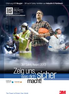 Safety Team 2013 Poster: Das aktuelle Kampagnenmotiv zum 3M Safety Award 2013