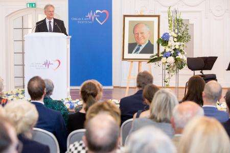 Siegbert E. Lapp bekräftigte das Engagement der Familie Lapp für die Herz-Kreislauf-Forschung