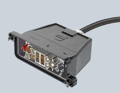Das neue Han® Gigabit Modul ermöglicht die Cat. 7A-Übertragung im Wagenübergangsbereich und bietet Vorteile für Störsicherheit und Frequenzbreite