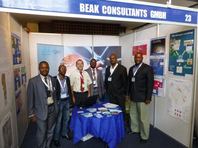 Banro Corporation at Beak Consultants stand in Accra