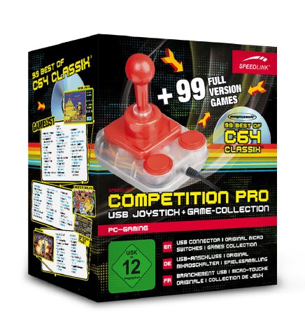 C64 USB of GmbH, Jöllenbeck Competition Classix®\' Story Collection, PresseBox + Best Joystick - Pro Games \'99