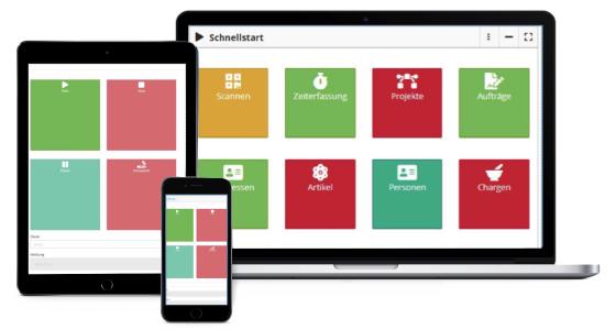 Screenshot App Arbeitszeiterfassung brixxbox