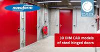 Il catalogo BIM 3D delle porte a battente in acciaio apre le porte alla digitalizzazione per Novoferm