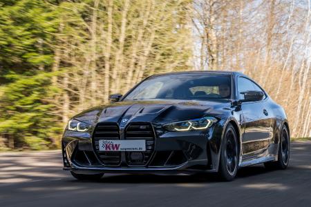 Wird der neue BMW M3 oder neue BMW M4 mehrheitlich im Alltag auf öffentlichen Straßen gefahren, ist das KW Gewindefahrwerk Variante 4 das ideale Nachrüstfahrwerk.