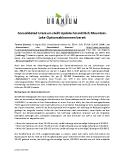 [PDF] Pressemitteilung: Consolidated Uranium stellt Update hinsichtlich Mountain-Lake-Optionsabkommen bereit