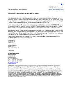 140325 Pressemitteilung INTENSE AG Nils Jensen in den Vorstand berufen.pdf