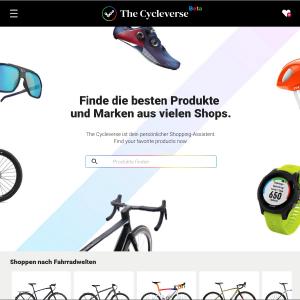 Radfahrer finden über 400.000 Produkte von Top-Marken auf einer Plattform.