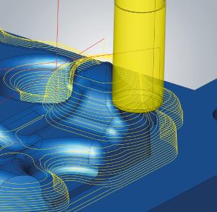 3D-Ebenenschlichten – Bearbeitung mit freier Werkzeuggeometrie, Quelle: OPEN MIND
