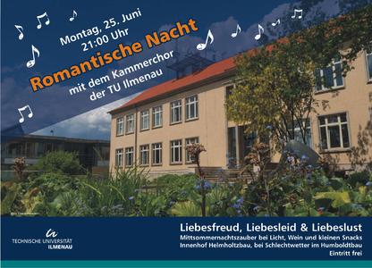 Romantische Nacht mit dem Kammerchor der TU Ilmenau