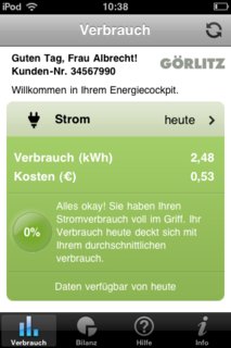 Willkommen in Ihrem Energiecockpit