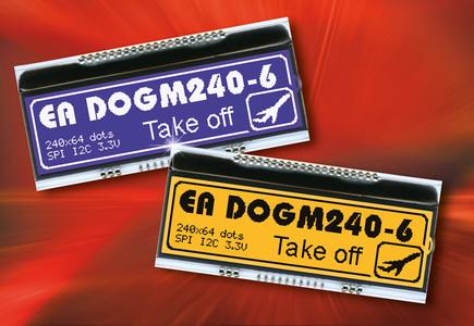 Display 240 x 64 für 19"-Applikationen