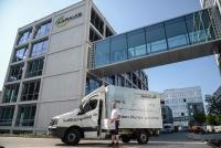 Der Umzugsspezialist Geuer International hat in Münster 150 Mitarbeiter der AGRAVIS AG in einen Neubau umgezogen..