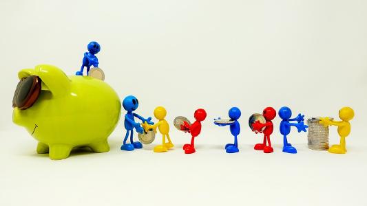 Banks are collecting the money and invest it...