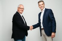 CX boomt - neue Mitglieder in Geschäftsführung:
Lukas Kerschbaum (re) begrüßt Matthias Götz (li) in der Geschäftsführung von B4B Solutions