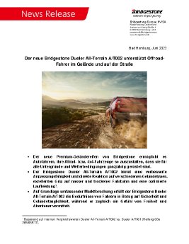 Der neue Bridgestone Dueler All-Terrain AT002 unterstützt Offroad-Fahrer im Gelände und auf der.pdf