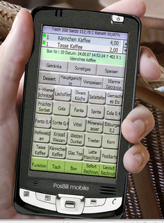Mobiles Kassensystem PosBill im Gastronomie-Einsatz