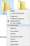 Dateien über das Kontextmenü sicher löschen