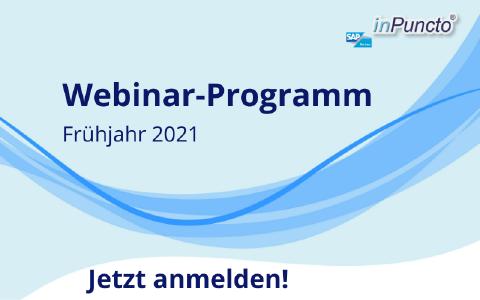 Kostenlose Webinare zu SAP Add-ons - Frühjahr 2021