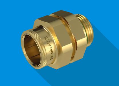 Die Steckverschraubungen der LIQUIDLINE Serie 2500 aus entzinkungsbeständigem Messing ergänzt Eisele um den bisher größten Anschluss mit 28 mm Außendurchmesser
