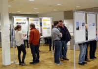 Die Bietergemeinschaft informierte mit einer Posterausstellung über die Planungen