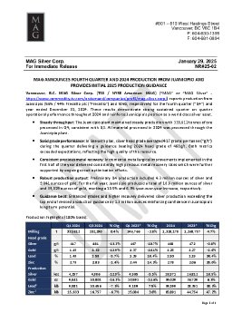 31012025_EN_MAG_R25-01 Q4 Production_to Fresnillo.pdf