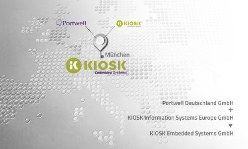 Portwell Deutschland GmbH und KIOSK Information Systems Europe werden zur KIOSK Embedded Systems GmbH