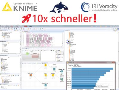 KNIME Integration mit Voracity 10x schneller