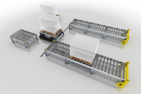 Flexibel, einfach und schnell zu installieren: Der Smart Pallet Mover (SPM) ist ein innovativer Ansatz zur
Produktivitätssteigerung in der Produktionslogistik
