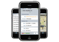 Mit dem GPS Explorer mobil lassen sich Fahrzeuge via GPSoverIP orten und verwalten.