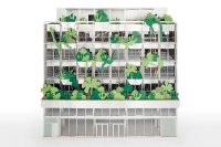 Die Grafik zeigt einen Entwurf vom Co-Working-Haus 