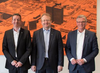 v. l.: Thomas Hillebrand, Dr. Stefan Romberg und Karl-Frank Ulrich