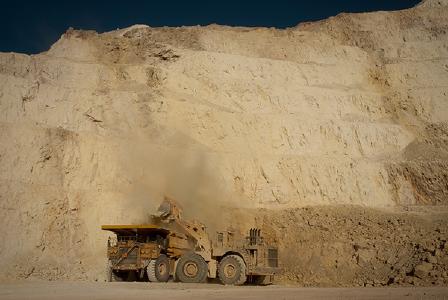 Auf einer Goldmine; Foto: Barrick Gold