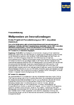 PM Weltweit erste Recycling Fassade wird am Augsburger Innovationsbogen verwendet.pdf