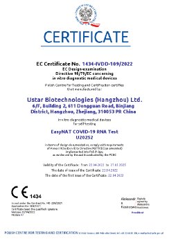 CE1434 Self-Testing Certificate for EasyNAT COVID-19 RNA Test.pdf